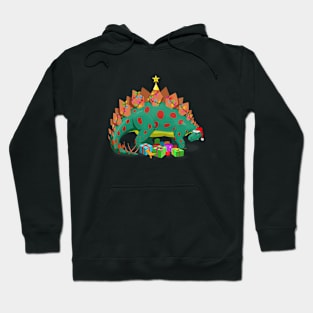 Stegosaurus Christmas Tree Hoodie